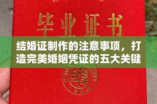 宁蒗结婚证制作的注意事项，打造完美婚姻凭证的五大关键点